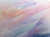 Pastel Abstract Canvas Print Featuring Light Pink Abstract Art, Geometric Wall Art, And Sage Green Accent Ideal Above Sofa