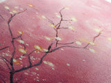 Light Pink Cherry Blossom Canvas Print | Cherry Blossom Painting | Sakura Wall Art | Nature Inspired Art | Bedroom Above Bed Decor