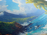 Tropical Beachscape Canvas Print Coastal Landscape Art Hawaii Decor Living Room Art Above Couch Art Nautical Wall Art Gift Idea