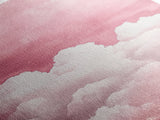 Dreamy Pink Clouds Canvas Print Light and Airy Minimalist Art Above Bed Wall Art Guest Room Decor Rustic Aesthetic Fall Accent Gift