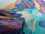 Grand Canyon, Southwest Wall Art, Extra Wide Art, Panoramic Painting, Landscape Painting, Above Bed Wall Art, Canvas Print