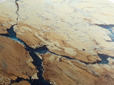 Cracked Earth, Abstract Painting, Earth Tones, Wabi Sabi Art, Minimalist Decor, Extra Wide Art, Framed Canvas Print, Rustic Art