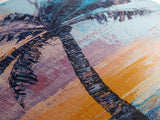Palm Tree, tropical painting, coastal decor, surf wall art, Hawaii art, beach house decor, ocean painting, framed canvas print