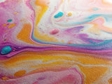 Fluid Art Painting, Psychedelic Wall Art, Colorful Abstract Art, Trippy Art, Bedroom Wall Art, Canvas Print, Swirl Paint Decor