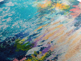 Underwater Fantasy Canvas Print Ocean Reef Wall Art, Abstract Sea Life Painting, Coastal Home Decor, Nautical Art, Beach House Decor