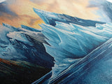 Iceberg Landscape Canvas Print, Arctic Ocean Wall Art, Blue Glacier Nature Art, Winter Wilderness Decor, Mountain Explorer Gift