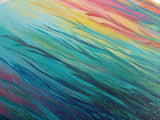 Abstract Seaweed Canvas Print Vibrant Coastal Wall Art, Ocean Inspired Decor, Modern Underwater Painting, Boho Home Accent