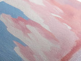Blush Clouds, Sky Painting, Soft Aesthetic, Framed Canvas Print, Modern Landscape, Living Room Wall Art, Minimalist Abstract Art
