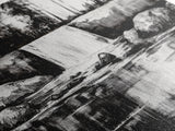 Waterfall Landscape, Black and White Nature Art, Forest Wall Decor, Rustic Art, Minimalist Landscape, Cabin Artwork, Framed Canvas Print