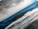 Ocean Wave, Moody Seascape, Coastal Art, Framed Canvas Print, Minimalist Wall Decor, Beach House Art, Modern Home Decor