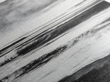 Black and White Waves, Ocean Painting, Dramatic Coastline, Minimalist Art, Framed Canvas Print, Modern Seascape, Contemporary Wall Art