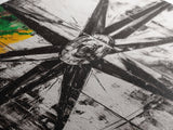 Compass Rose, Nautical Symbol, Abstract Design, Canvas Print, Black and White Art, Coastal Wall Decor, Modern Minimalist Artwork