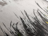 Grassy Field Painting, Minimalist Art, Nature Inspired, Modern Wall Decor, Black and White Art, Framed Canvas Print, Office Wall Art