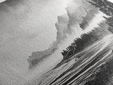 Misty Mountains, Monochrome Landscape, Nature Wall Art, Canvas Print, Scenic Home Decor, Adventure Lover Gift, Black and White Art