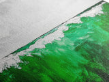 Ocean Wave, Green Sea, Coastal Art, Beach House, Canvas Print, Large Wall Art, Modern Seascape, Minimalist Decor, Bedroom Wall Art