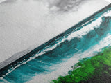 Ocean Waves, Seascape Art, Coastal Decor, Beach House, Framed Canvas Print, Large Wall Art, Modern Nautical, Living Room Art