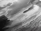 Wave Crash Rocks, Ocean Drama Scene, Moody Beach Photography, Coastal Kitchen Decor, Framed Canvas Print, Nautical Wall Art