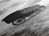 Covered Wagon Trail, Old West Scene, Vintage Rustic Art, Homestead Vibe, Framed Canvas Print, Farmhouse or Office Wall Art, Boho Bedroom