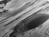 Desert Sinkhole Scene, Mysterious Landscape, Surreal Earth Art, Framed Canvas Print, Moody Bedroom Print, Office Wall Art, Cabin Wall Art