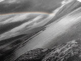 Rainbow Valley, Moody Skies, Stormy Horizon, Highland River, Framed Canvas Print Autumn Wall Decor, Scandinavian Nature Art, Living Room Accent