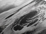 Ocean Vortex, Surreal Wave, Abstract Seascape, Dramatic Sea, Canvas Print, Statement Art, Modern Living Room Wall Art, Bold Decor