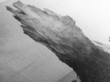 Desert Rock Tower, Surreal Landscape, Modern Nature Art, Canvas Print, Black and White Office Decor, Minimalist Style Piece, Bedroom Wall Art