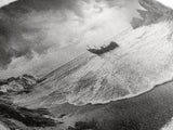 Shipwreck Beach Scene, Dramatic Coastline, Black and White Decor, Framed Canvas Print, Moody Art, Coastal Wall Art, Rustic Bedroom Print