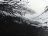 Ocean Wave Curl, Surf Tunnel, Tropical Coastline, Framed Canvas Print, Coastal Wall Art, Beach House Decor, Nature Photography