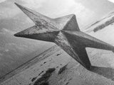 Weathered Star Sculpture, Coastal Symbol, Beach Art, Framed Canvas Print, Americana Wall Art, Entryway Decor, Rustic Beach House