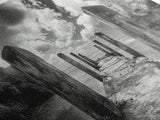 Ocean Pier, Seaside Dock, Crashing Waves, Canvas Print, Dramatic Coastal Wall Art, Black And White Decor, Bathroom Or Hallway Photography