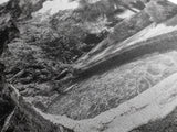 Hidden Pool Grotto, Tropical Oasis, Black and White Photo, Canvas Print, Spa Bathroom Art, Zen Vibes, Modern Nature Wall Decor