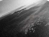 Rolling Mist Hills, Dreamy Countryside, Framed Canvas Print, Black and White Wall Art, Bedroom Calm Decor, Nature Landscape