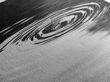 Ripple Effect, Water Drop, Zen Wall Art, Minimalist Black and White, Canvas Print, Bathroom Decor, Tranquil Art, Meditation Room Art