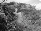 Cliffside Trail, Seaside Path, Coastal Adventure, Outdoor Photography, Framed Canvas Print, Cabin Nature Lover Wall Art, Bedroom Wall Art