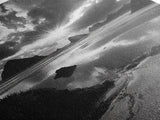 Dramatic Ocean Sunset, Coastal Mountains, Seascape Photography, Canvas Print, Stormy Sky Art, Living Room Focal Wall Decor