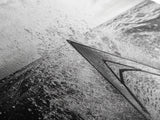 Ocean Kayak Splash, Adventure Wall Art, Ocean Motion, Black And White Canvas Print, Modern Decor, Nautical Style, Sports Lover Gift