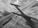 Seaside Iron Anchor, Rustic Beach Print, Nautical Ocean Art, Framed Canvas Print, Moody Wall Decor, Coastal Living Room Art