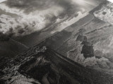 Canyon Storm, Desert Lightning, Dramatic Skies, Framed Canvas Print, Rustic Landscape Wall Art, Living Room Western Decor