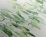 Botanical Art Print - Framed Canvas Print - Eucalyptus Art - Garden Print - Large Gallery Wrap Ready To Hang Wall Art, Optional Frame