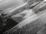 Waterfall Serenity, Mountain Stream Scene, Calming Nature Wall Art, Framed Canvas Print, Neutral Tones Decor, Bathroom or Spa Room Art