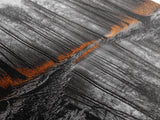 Reflected Forest, Orange Leaves, Tranquil River, Monochrome Fall, Canvas Print, Rustic Decor, Bedroom Wall Art, Woodland Scene
