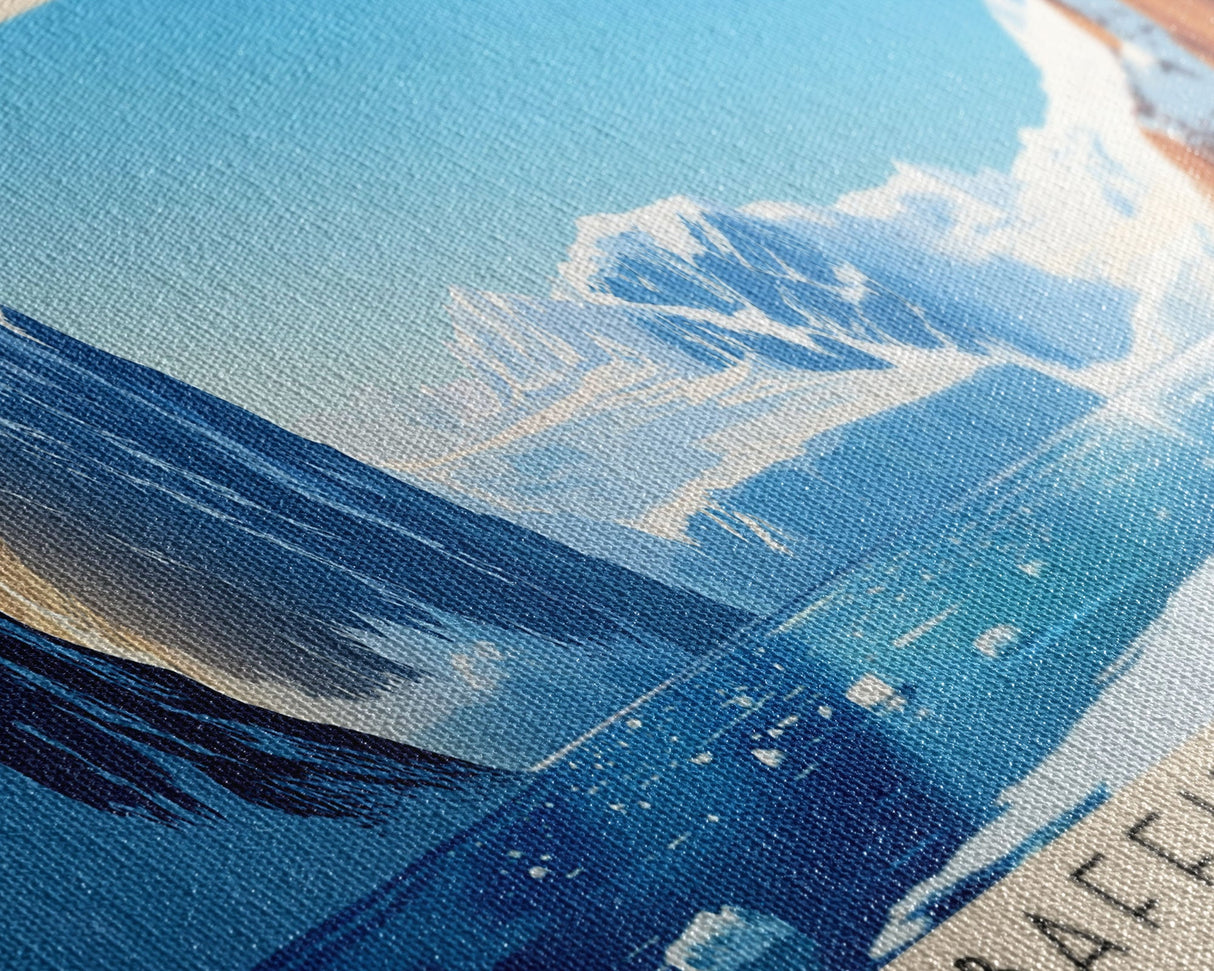 Baffin Island, Canada Panoramic Beach Print, Vacation Gift, Canada Wall Art, Beach Painting, Beach Decor, Beach Painting