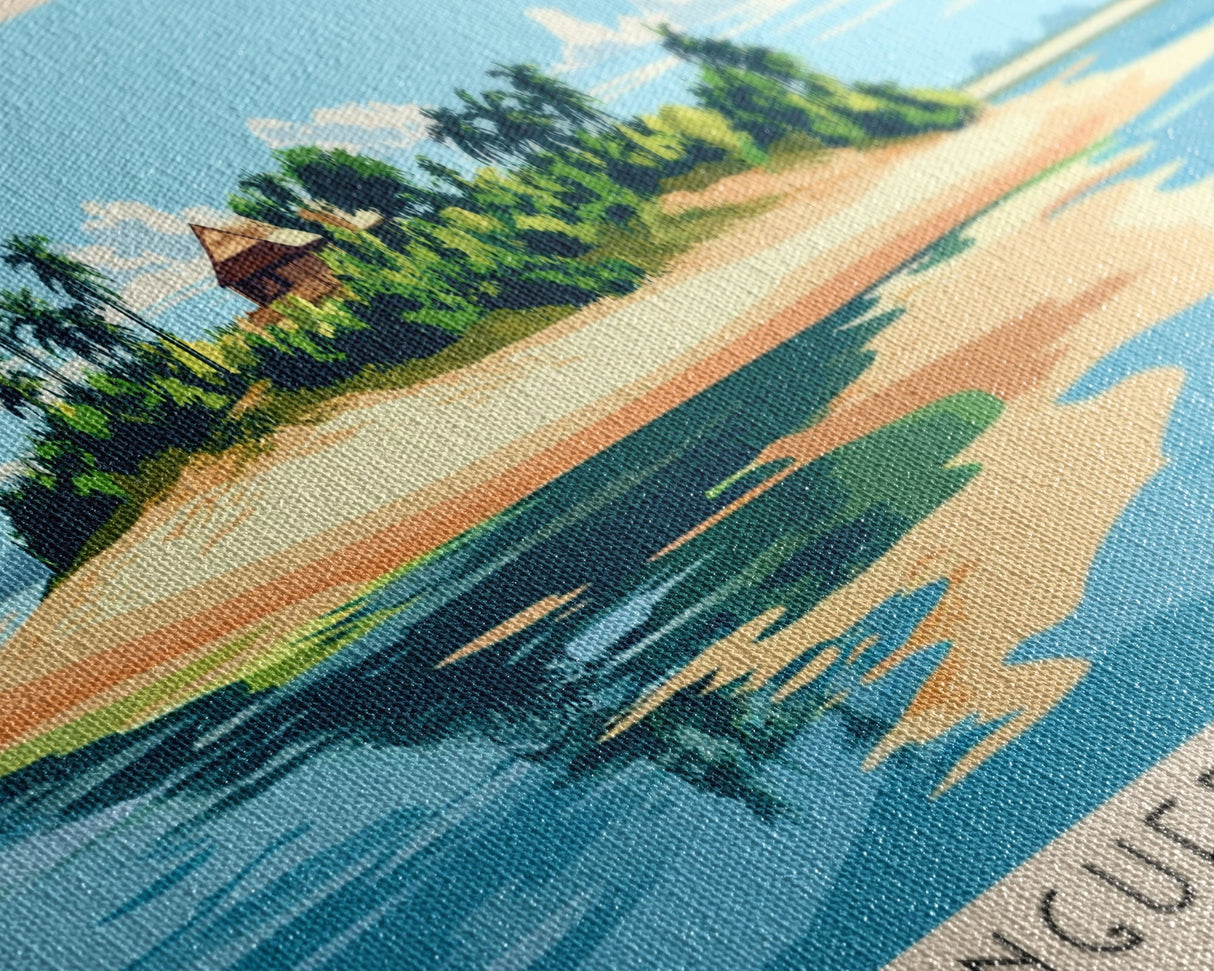 Benguerra Island, Mozambique Panoramic Print, Vacation Gift, Mozambique Wall Art, Beach Painting, Beach Decor, Large Wall Art, Wood Frame Art