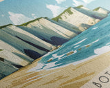 Botany Bay, United Kingdom Panoramic Print, Vacation Gift, United Kingdom Wall Art, Beach Painting, Beach Decor, Beach Or Lakehouse Art