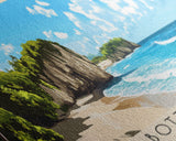 Bottom Bay, Barbados Panoramic Print, Vacation Gift, Barbados Wall Art, Beach Painting, Beach Decor, Large Wall Art, Wood Frame Art