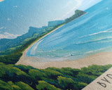 Byron Bay, Australia Panoramic Print, Vacation Gift, Australia Wall Art, Vacation Wall Art, Vacatation Memories, Beach Decor, Beach Or Lakehouse Art