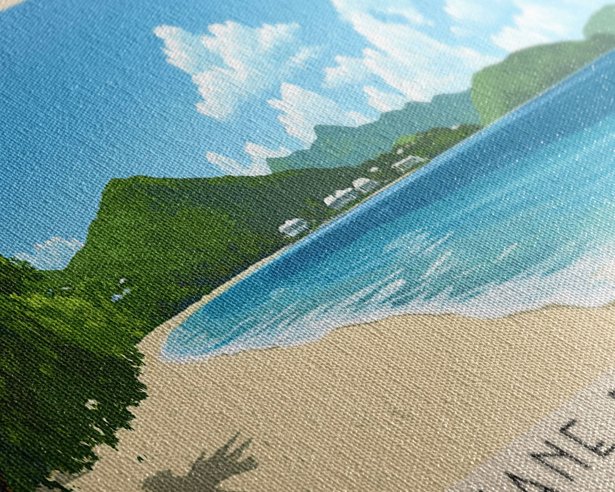 Cane Bay Beach, US Virgin islands Panoramic Print, Vacation Gift, US Virgin islands Wall Art, Vacation Wall Art, Vacatation Memories, Beach Decor, Beach Or Lakehouse Art