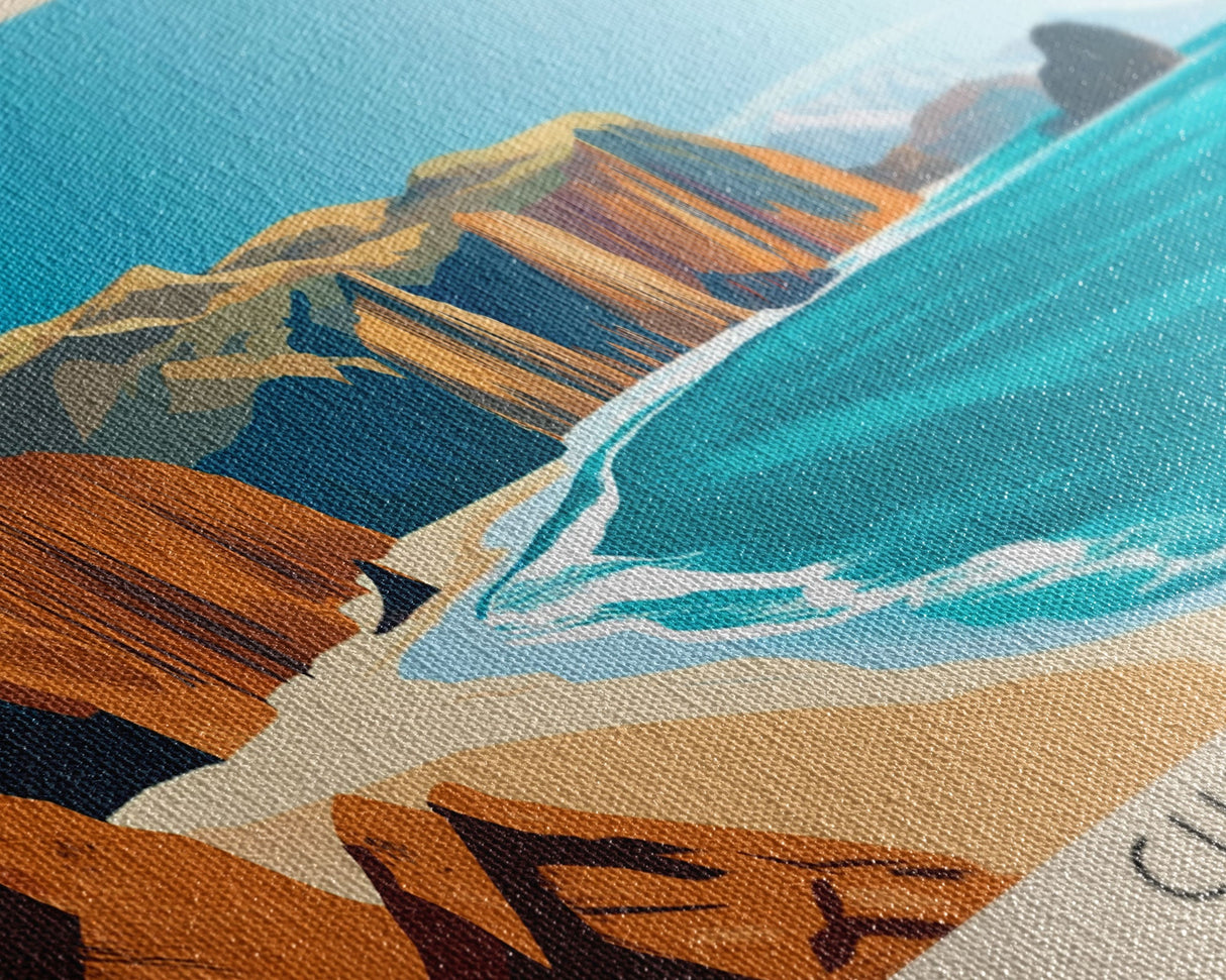 Chicama, Peru Panoramic Print, Vacation Gift, Peru Wall Art, Vacation Wall Art, Vacatation Memories, Beach Decor, Beach Or Lakehouse Art