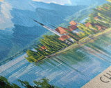 Chiemsee, Germany Panoramic Print, Vacation Gift, Germany Wall Art, Beach Painting, Beach Decor, Beach Or Lakehouse Art