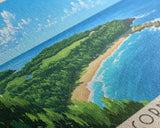 Corn Island, NICARAGUA Panoramic Print, Vacation Gift, NICARAGUA Wall Art, Beach Painting, Beach Decor, Beach Or Lakehouse Art